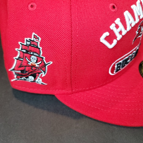 New Era 59FIFTY Tampa Bay Buccaneers Hat Cap NFL Superbowl Champa Bay Fitted - Picture 6 of 6